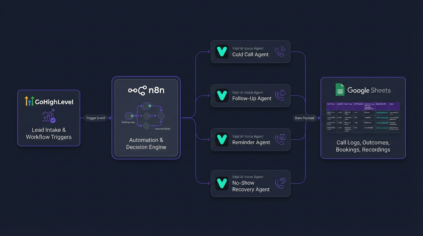 Booked appointments without human callers